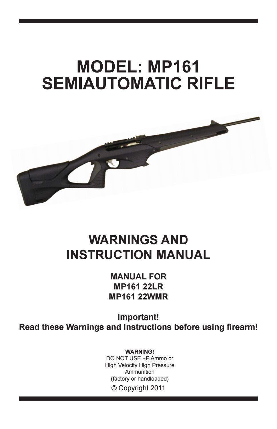 MP161K Rifle by EAA Corp - Issuu