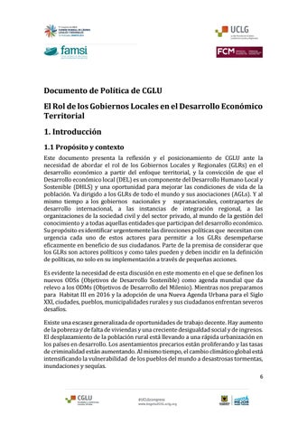 El rol de los gobiernos locales en el desarrollo económico territorial ...