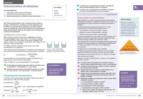 AQA GCSE (9-1) Chemistry Student Book Look Inside by Collins - Issuu