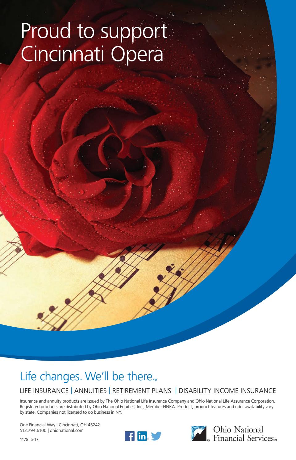 Cincinnati Opera's 2017 Season Program Book by Cincinnati Opera Issuu