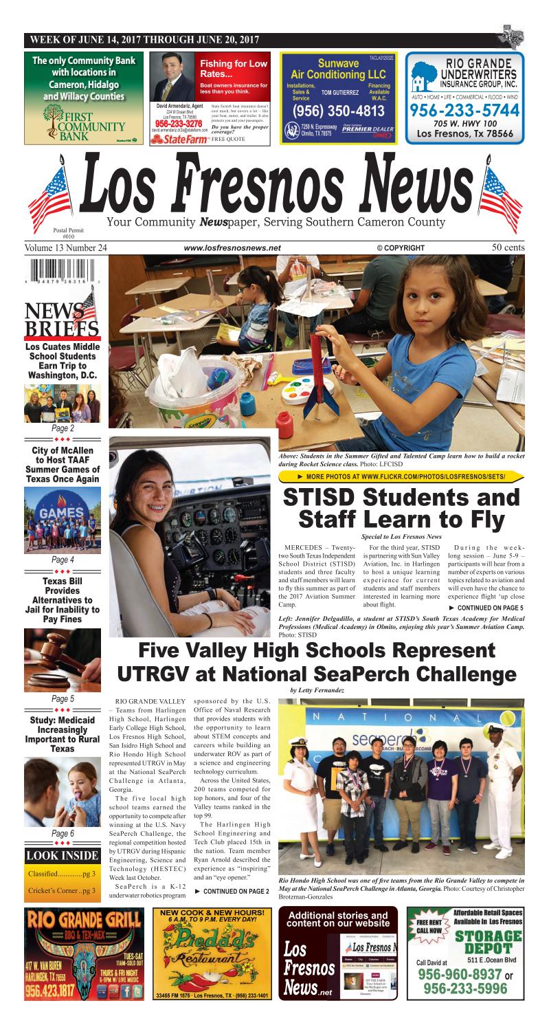 Los Fresnos News June 14, 2017 by La Feria News Issuu