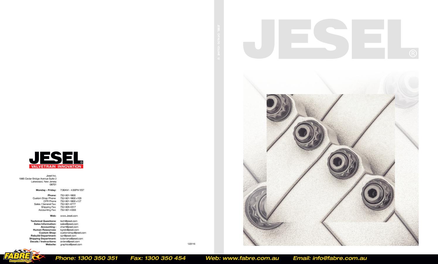 Jesel Catalog Volume 12 by Fabre Australia Issuu
