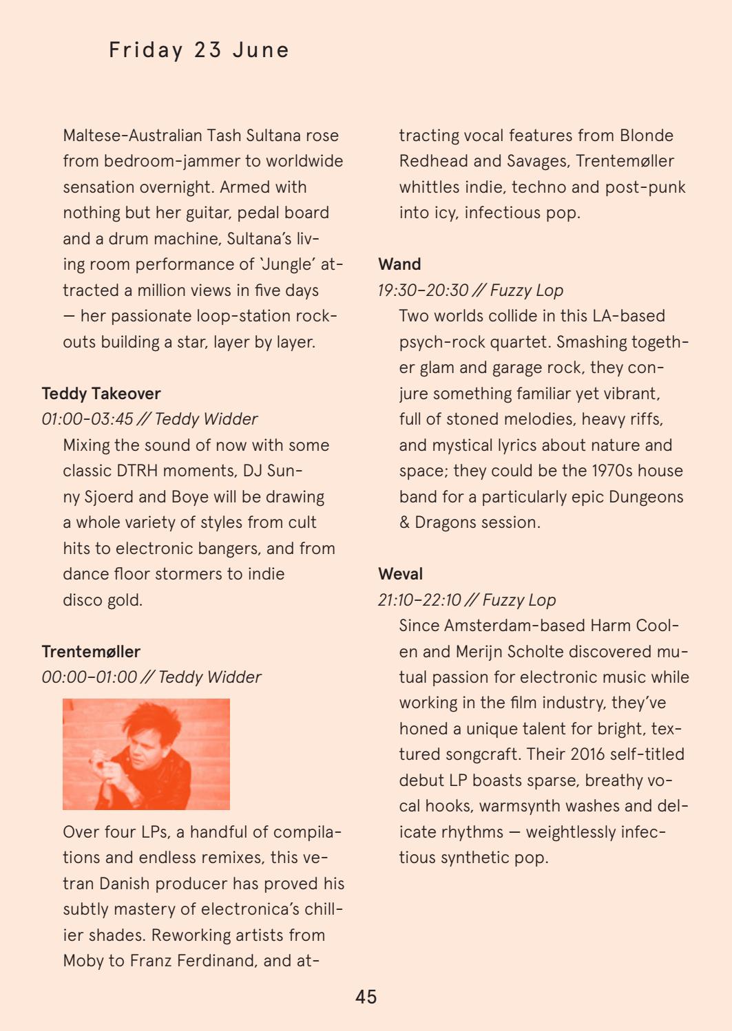 Subbacultcha Down The Rabbit Hole Festival Guide 2017 by