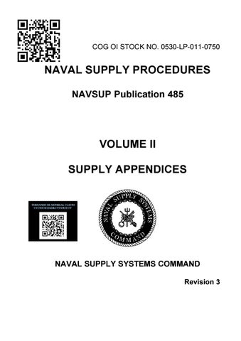 1º PROCEDMIENTOS DE SUMINISTRO FUERZA NAVAL - EEUU by Fernando De Monreal  Clavijo - Issuu