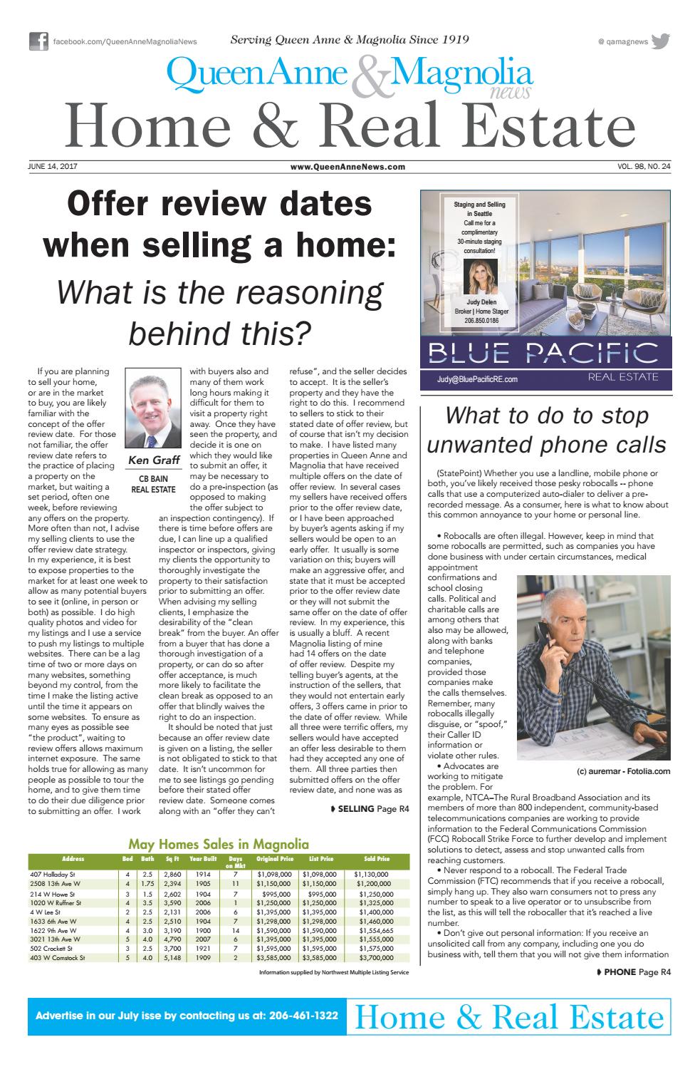 Queen Anne Real Estate June 2017 by Pacific Publishing Company Issuu