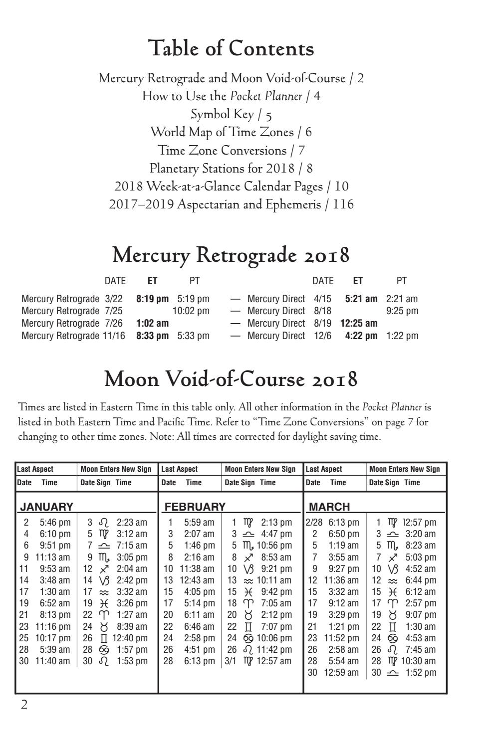 Llewellyn's 2018 Astrological Pocket Planner by Llewellyn Worldwide, LTD. - issuu