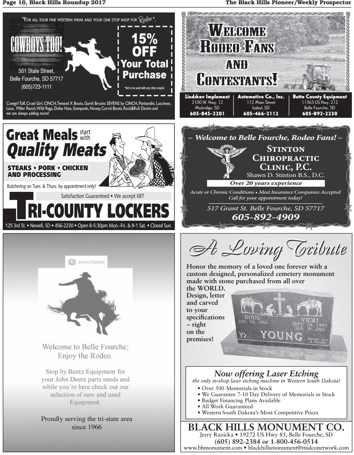 Black Hills Roundup 2017 by Black Hills Pioneer Issuu