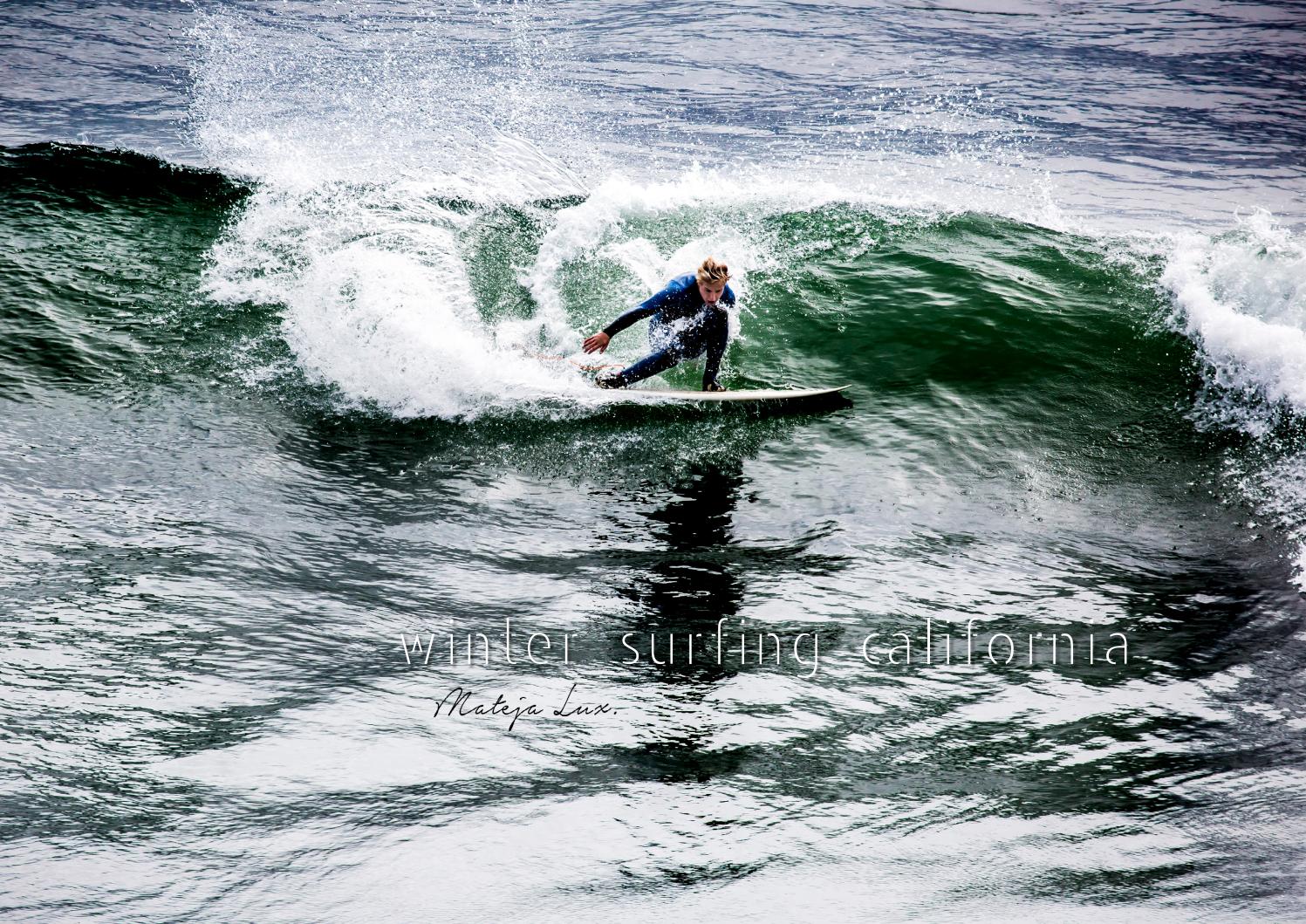 Winter Surfing California by Mateya Issuu