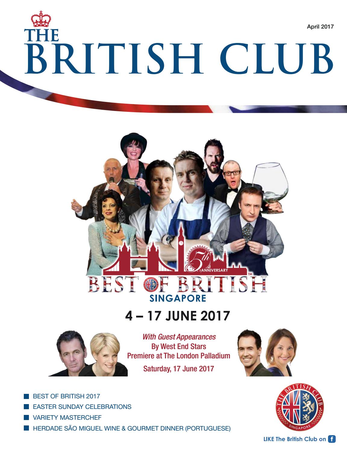 The British Club April Magazine 2017 by The British Club Issuu