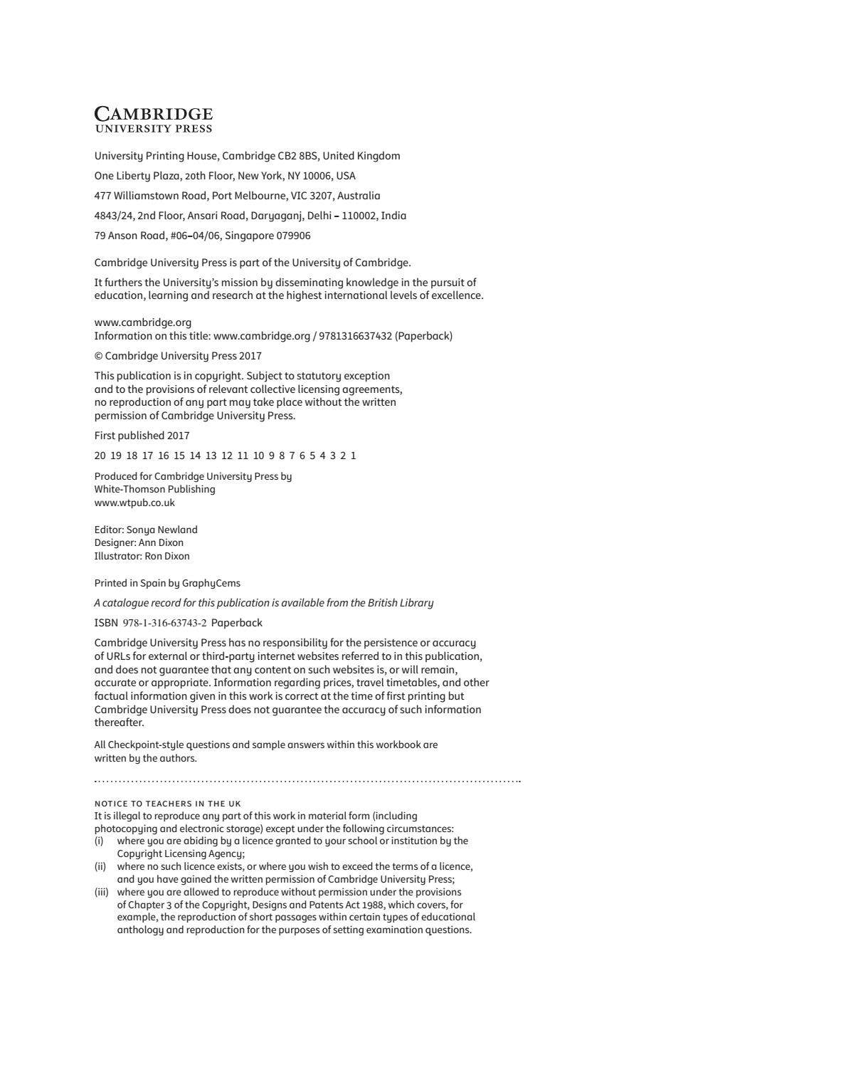 Preview Cambridge Checkpoint Mathematics Challenge 9 by Cambridge ...