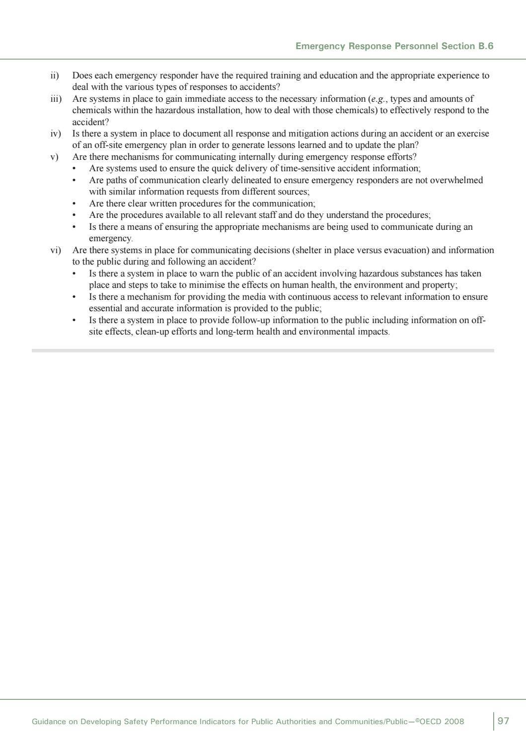Guidance on safety performance indicators for public authorities and ...