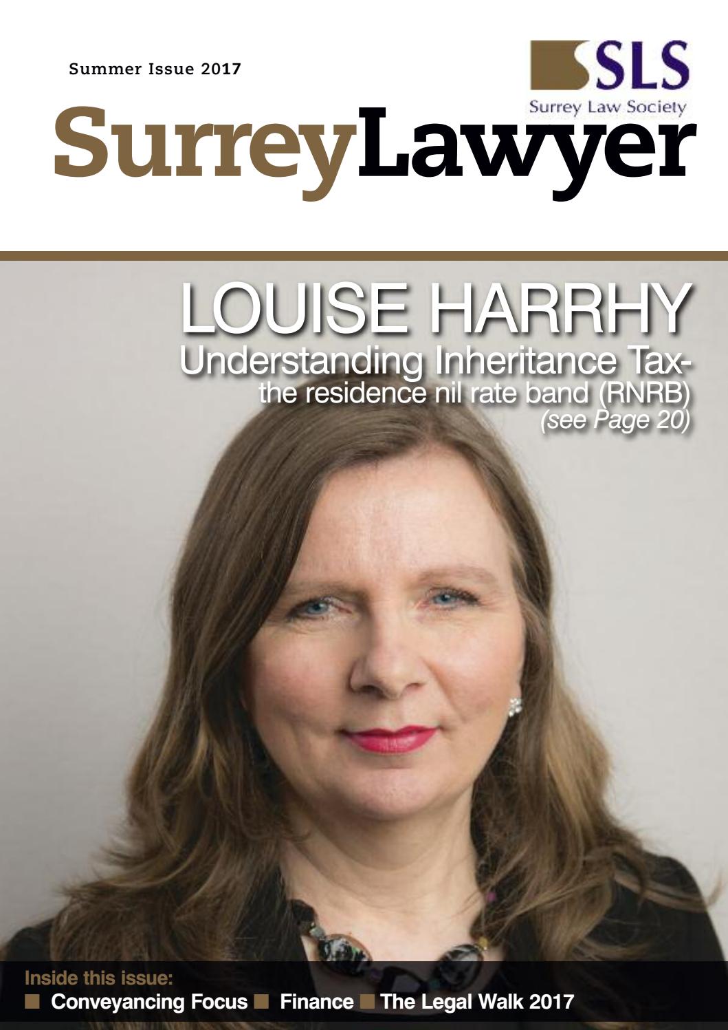 Surrey Lawyer Summer 2017 by Benham Publishing Limited Issuu