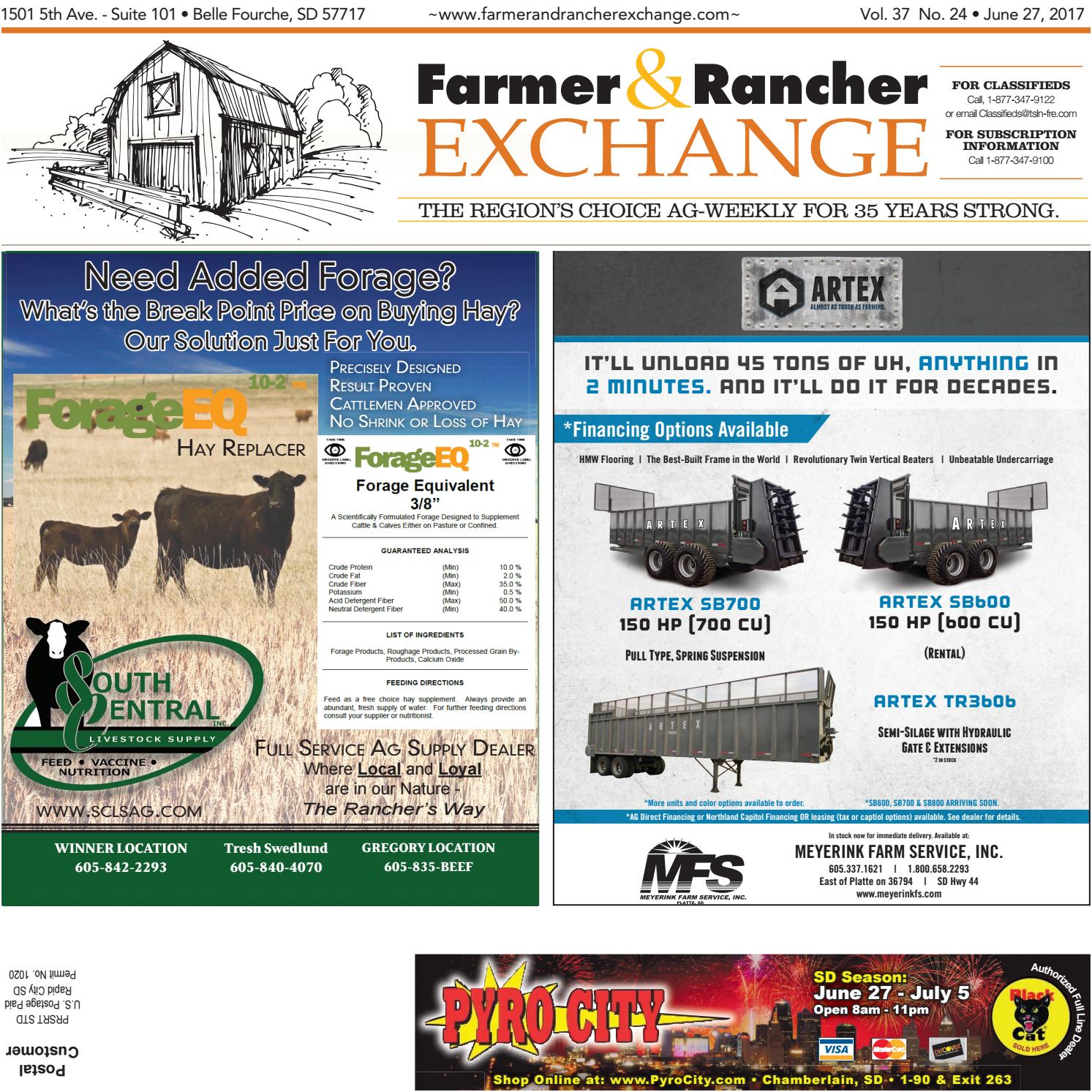 Farmer and Rancher Exchange 6/27/17 by TriState Livestock News