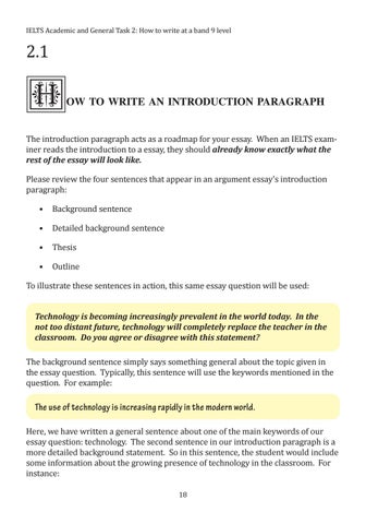 Sample Of Research Essay Paper Page Health Promotion Essay also High School Narrative Essay How To Write At A Band Level Ielts Writing Task By Vn Ti Example Of An Essay With A Thesis Statement