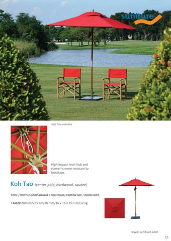 Suniture Umbrella 家具手册 第 15 页