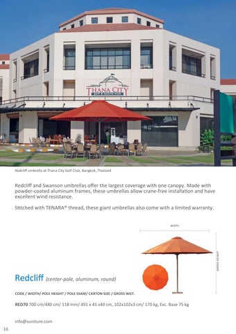 Suniture Umbrella 家具手册 第 16 页