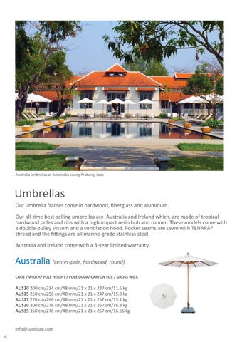 Suniture Umbrella 家具手册 第 4 页