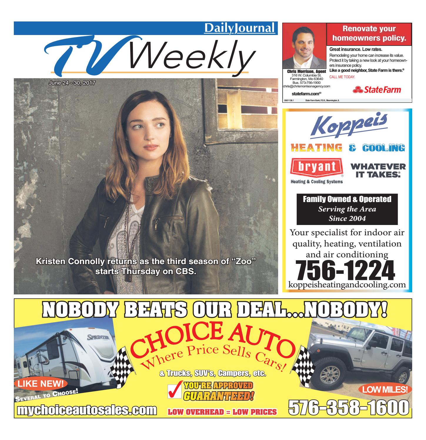 Tv weekly june 24 thru 30th by Daily Journal Online Issuu