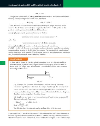 Preview Cambridge International AS and A Level Mathematics: Mechanics 2 ...