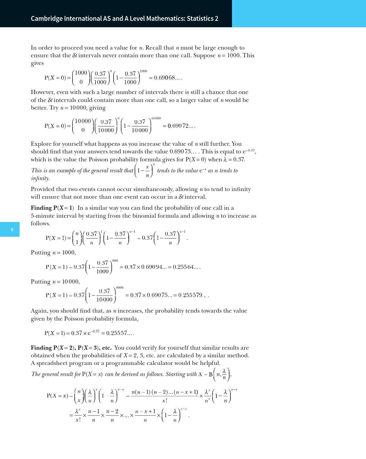 Preview Cambridge International AS and A Level Mathematics: Statistics ...