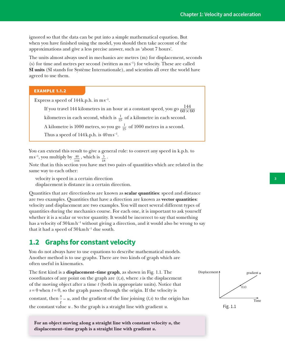 Preview Cambridge International AS and A Level Mathematics: Mechanics 1 ...