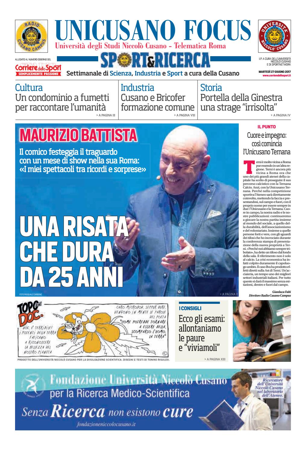 LEZIONI UNICUSANO SCARICARE