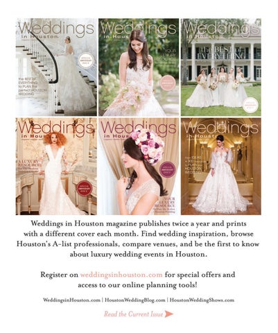 Weddings in Houston Fall/Winter 2017 by Weddings in Houston - Issuu