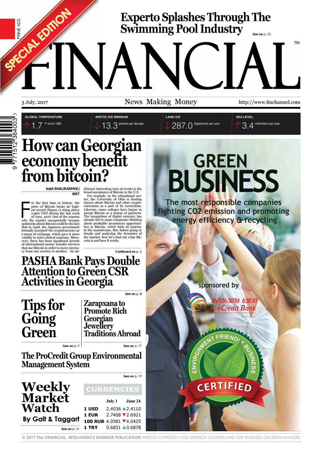 Green Biz 2017 by The FINANCIAL Issuu