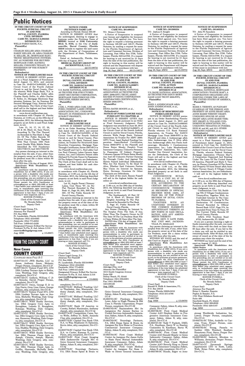 20150826 by Daily Record & Observer LLC - Issuu
