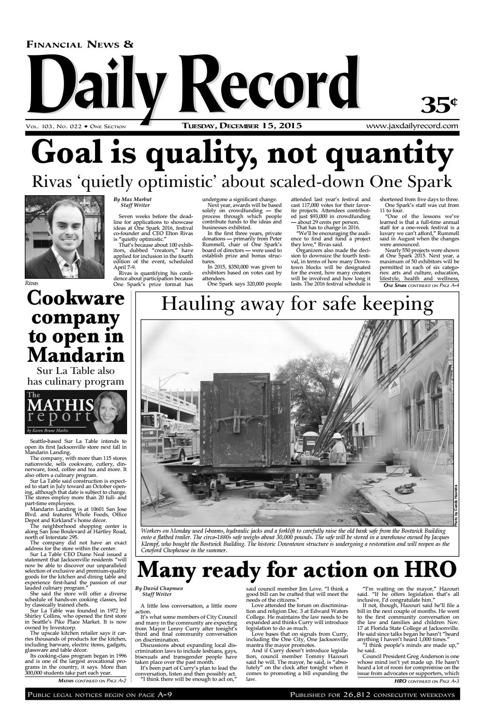 20171215 By Daily Record Observer Llc Issuu