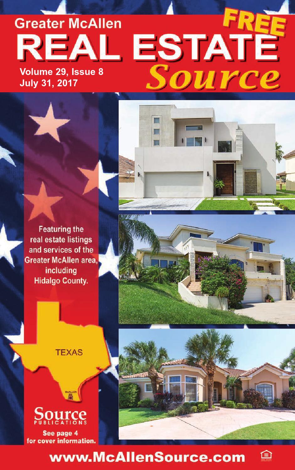 McAllen Real Estate Source Volume 29, Issue 8 by Source Publications