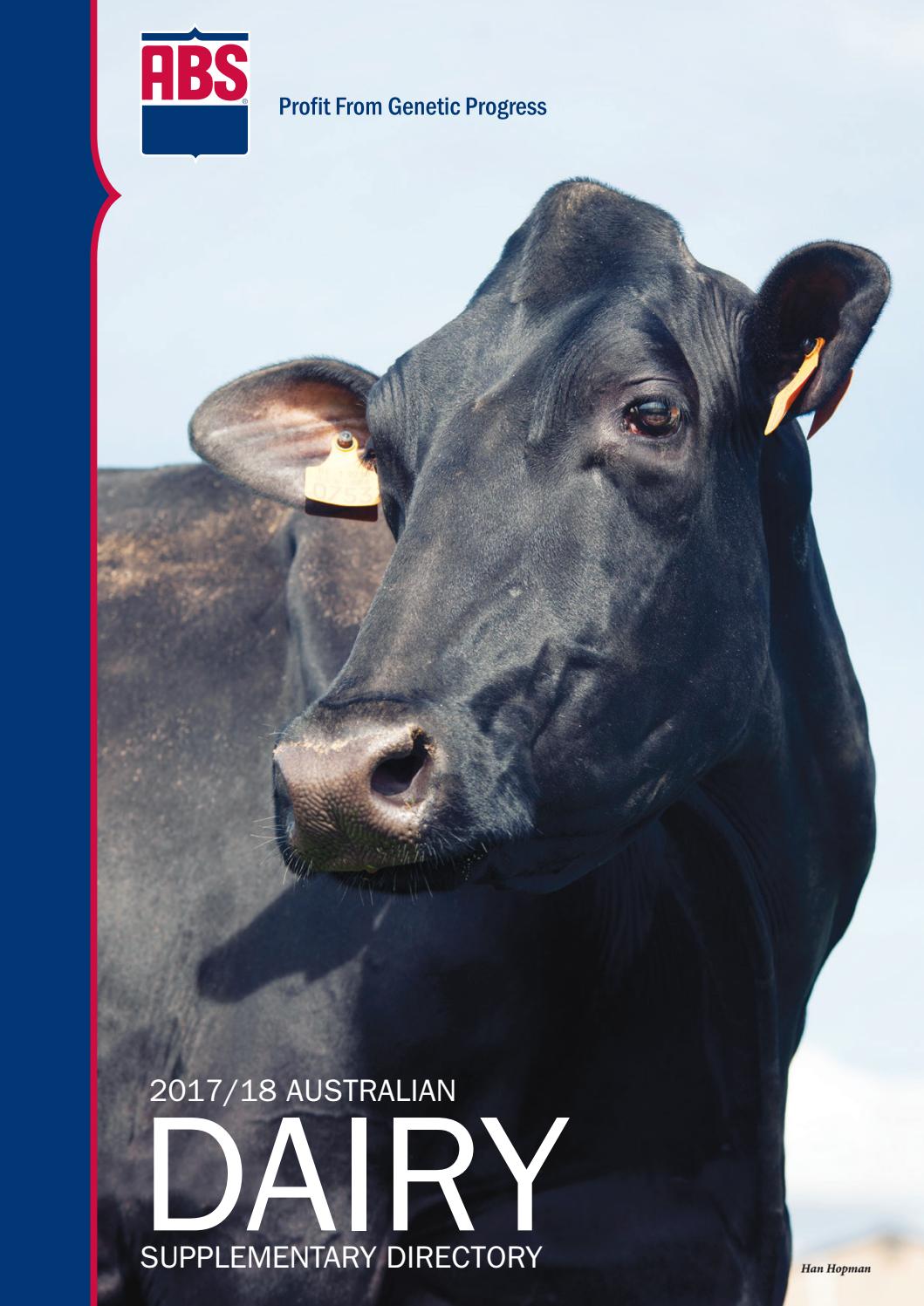ABS Australia 2017 Supplementary Dairy Directory by ABS Global, Inc