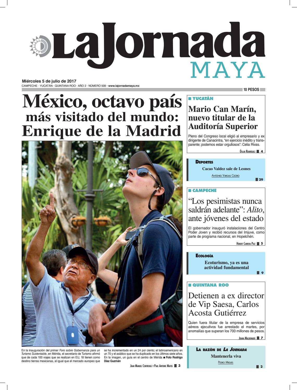 La Jornada Maya · miércoles 5 de junio, 2017 by La Jornada Maya - Issuu