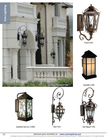 Solara Custom Doors & Lighting – 灯饰目录 2012 第 12 页