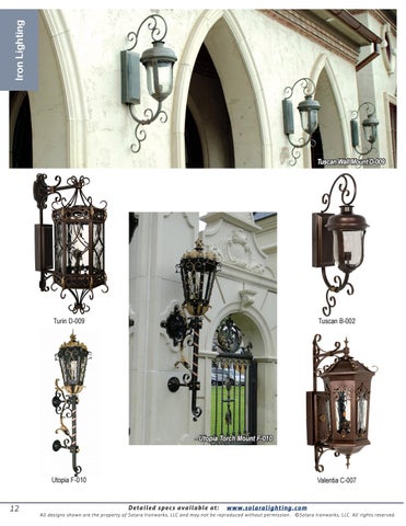 Solara Custom Doors & Lighting – 灯饰目录 2012 第 14 页