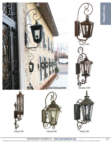 Solara Custom Doors & Lighting – 灯饰目录 2012 第 15 页