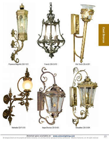 Solara Custom Doors & Lighting – 灯饰目录 2012 第 17 页