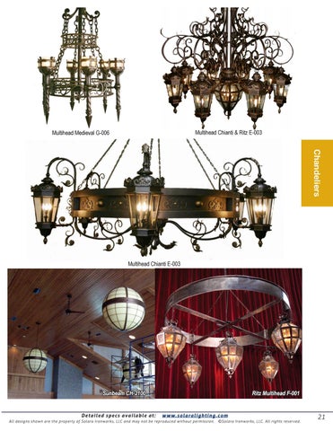 Solara Custom Doors & Lighting – 灯饰目录 2012 第 23 页