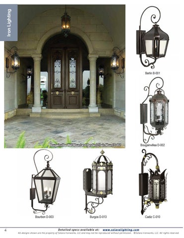 Solara Custom Doors & Lighting – 灯饰目录 2012 第 6 页