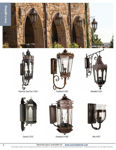 Solara Custom Doors & Lighting – 灯饰目录 2012 第 8 页