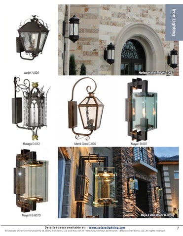 Solara Custom Doors & Lighting – 灯饰目录 2012 第 9 页