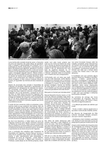 Boletim informativo da Junta 德文 Freguesia 德文 S. Cristóvão do Muro - Ed.4 第 4 页
