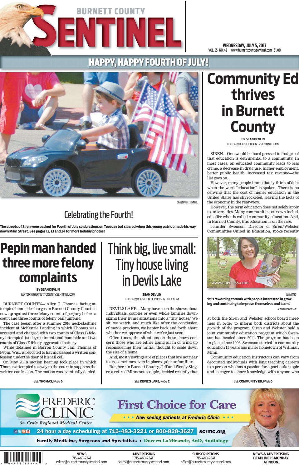 County Sentinel 07 05 17 by County Sentinel Issuu