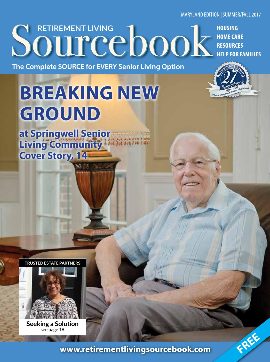 creekside oaks retirement community on Retirement Living Sourcebook Maryland Summer Fall2017 By Sourcebook Issuu