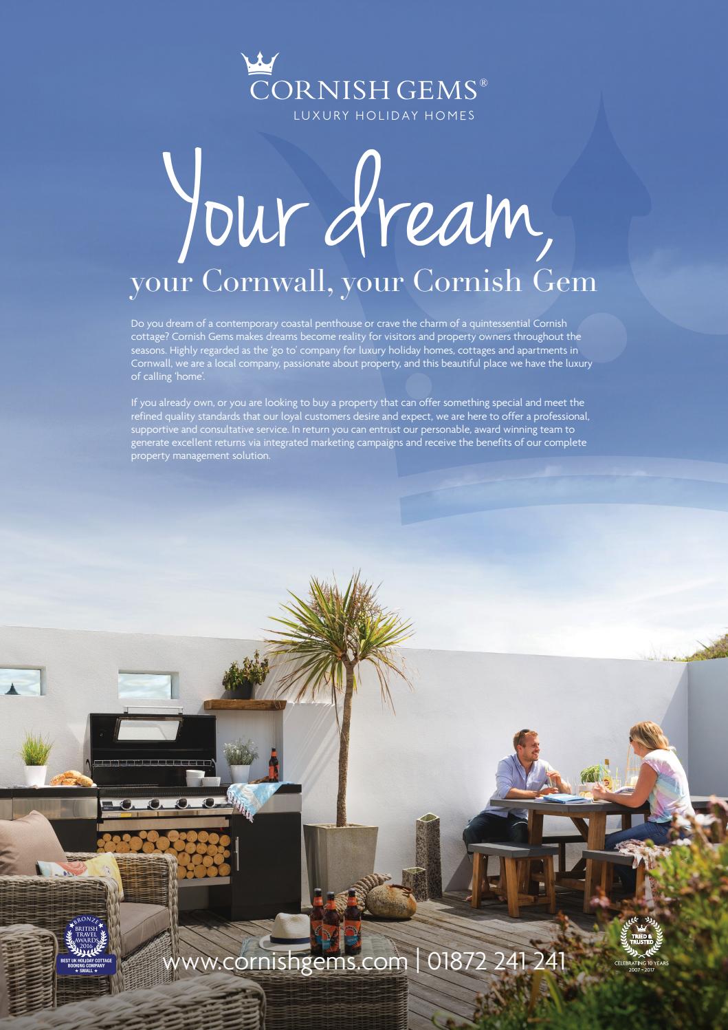 Cornish Gems Holiday Highlife Brochure 2017 18 Edition By Cornish