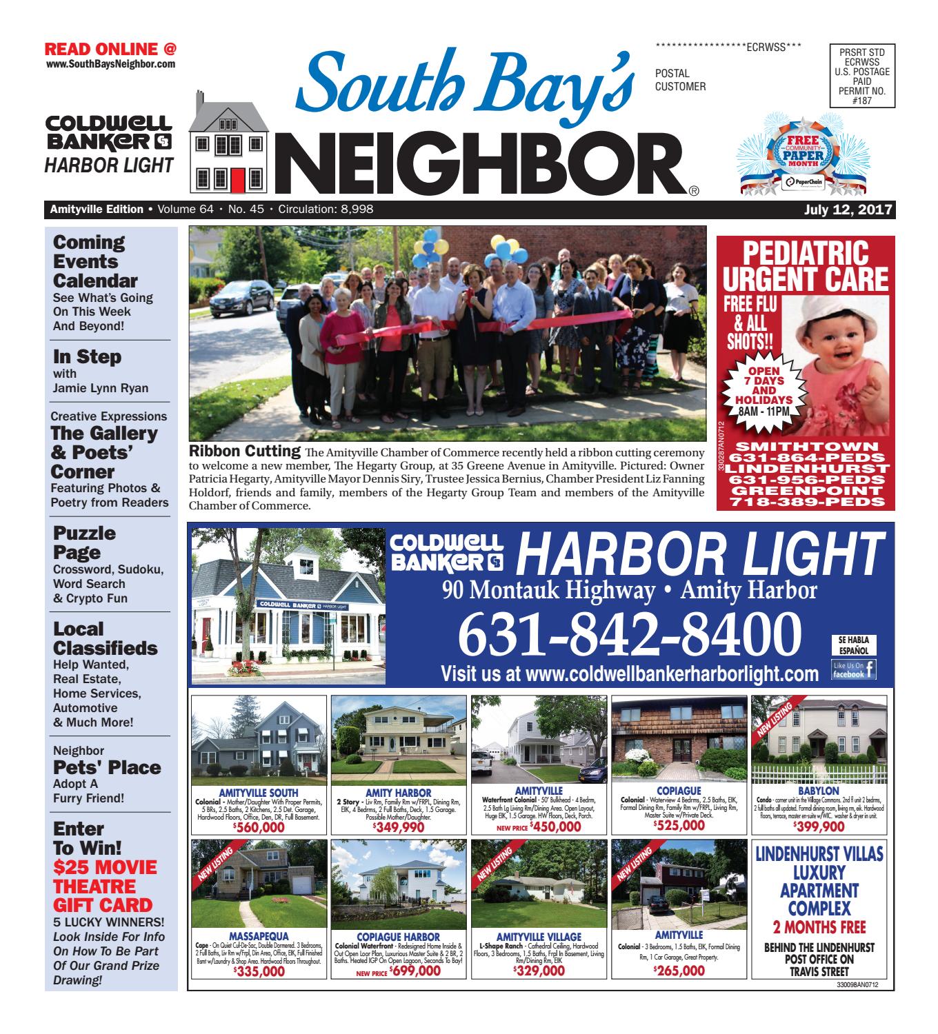 July 12th, 2017 Amityville by South Bay�s Neighbor