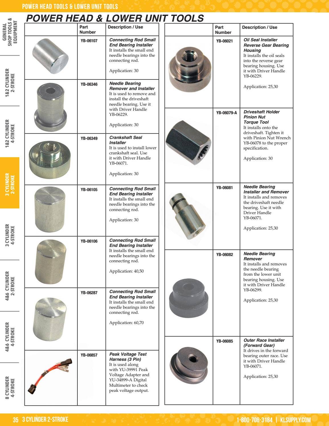 yamaページ 2017 Yamaha Marine Specialty Tool Catalog by K&L Supply