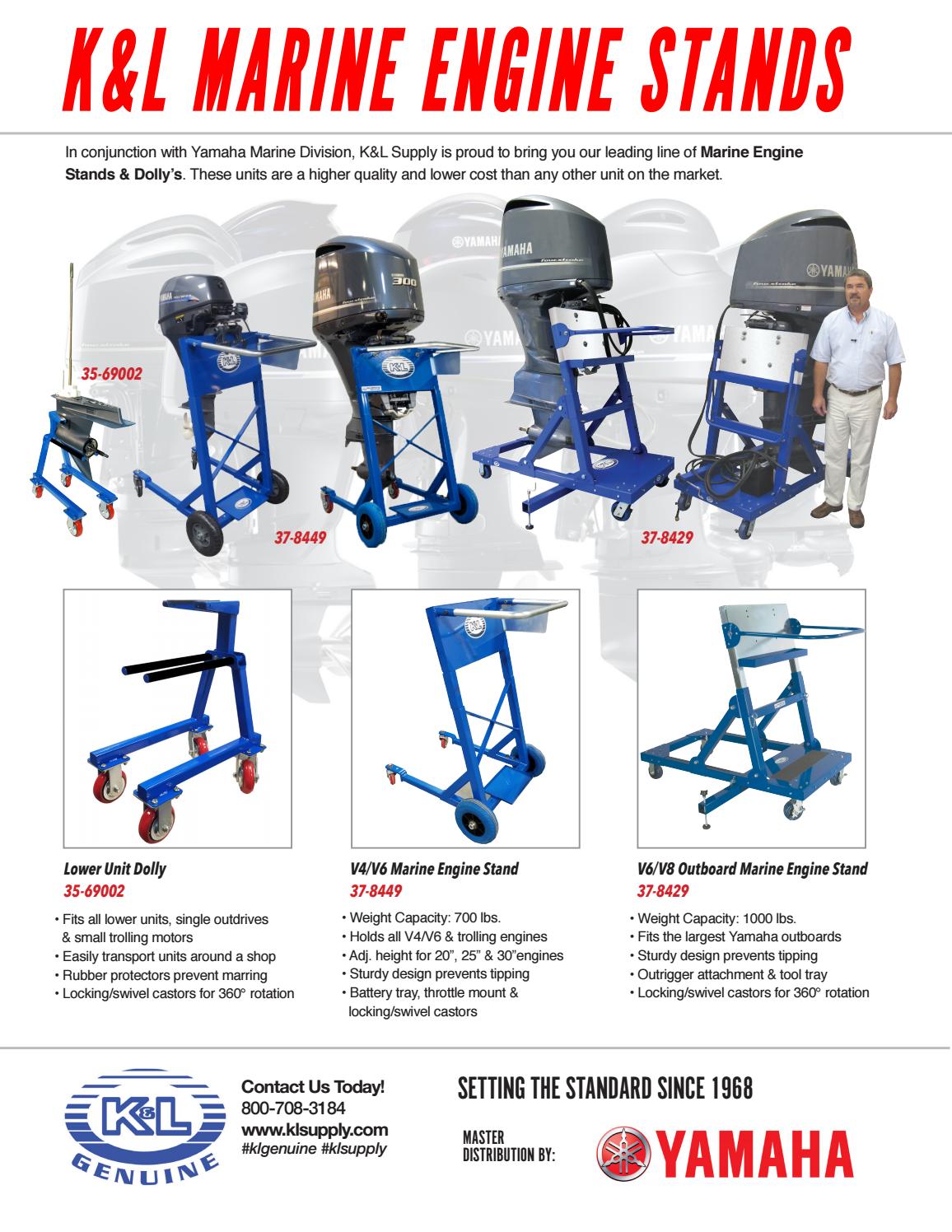 2017 Yamaha Marine Specialty Tool Catalog by K&L Supply Company Issuu