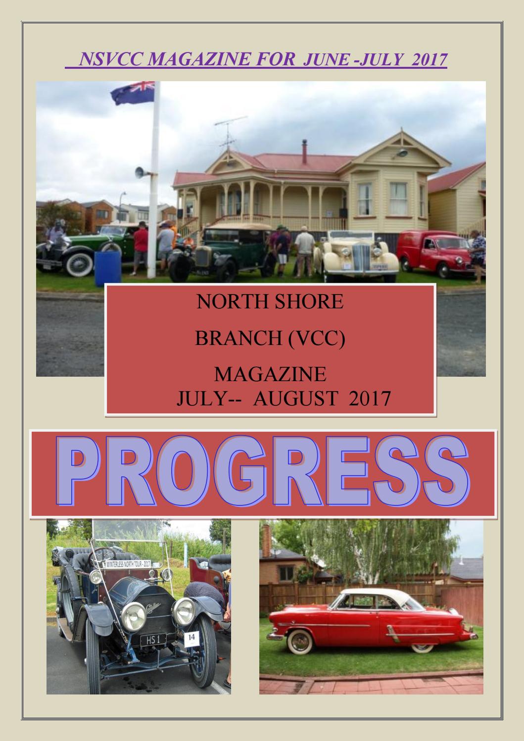 North Shore VCC July 2017 by Vintage Car Club of New Zealand Issuu