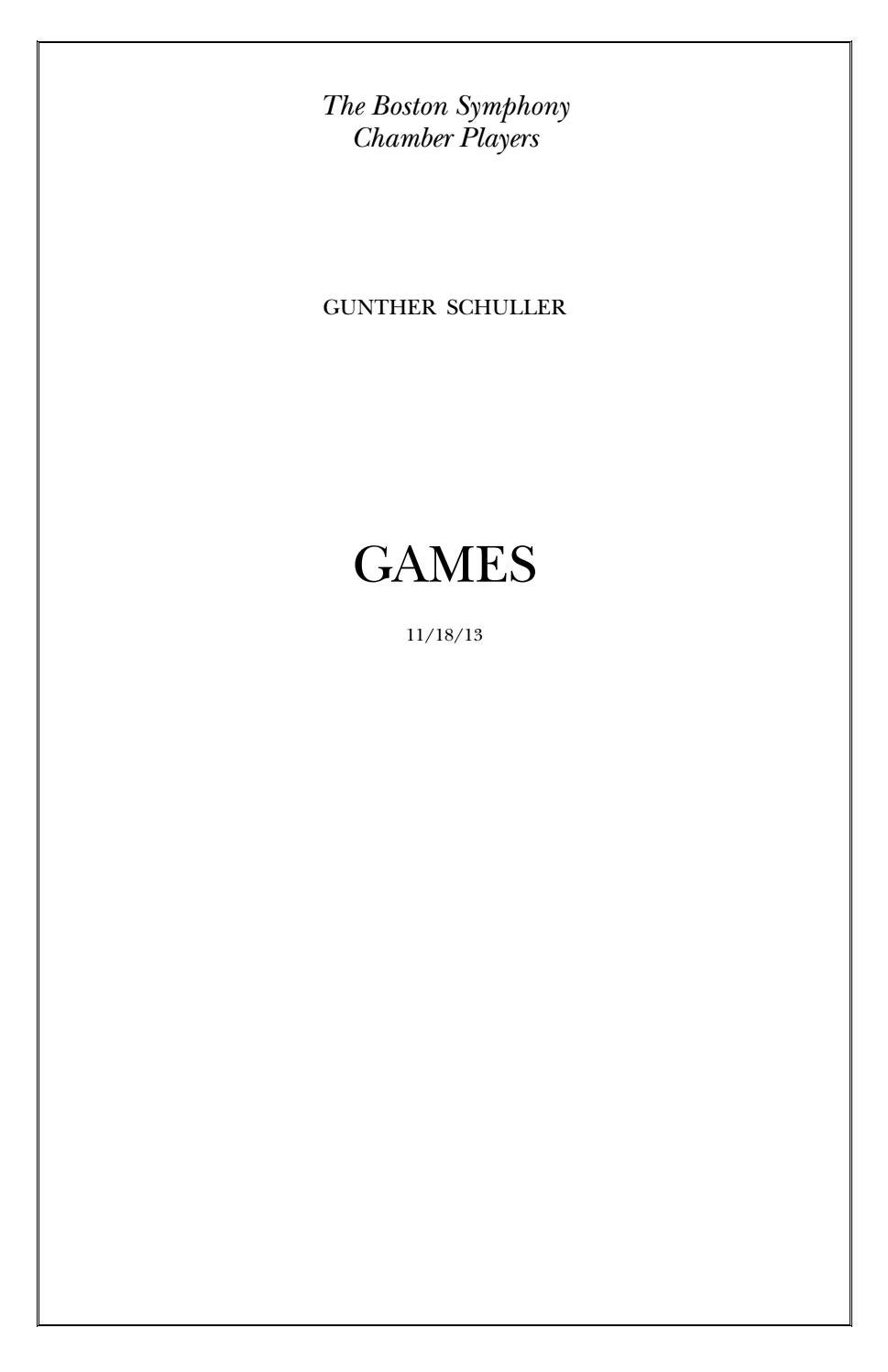 Schuller Games By Scoresondemand Issuu